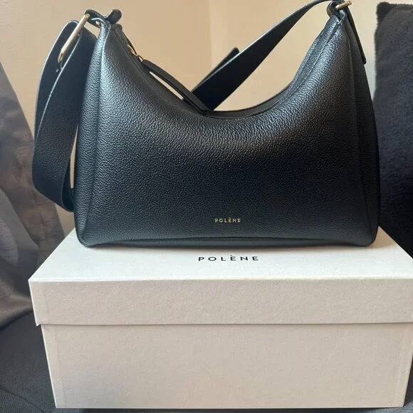Polène Umi Bag – Black – Discontinued, Great Condition – Original Box & Dust Bag - Picture 2 of 9